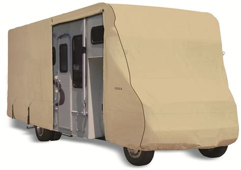 Goldline Rv Trailer Class C Cover Fits 30 To 32 Foot Tan