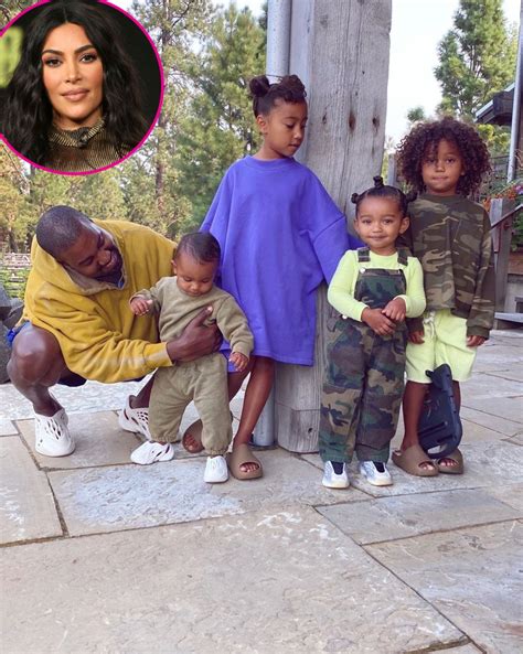 Kim Kardashian Shares Pic Of 4 Kids With Kanye West Im ‘so Lucky