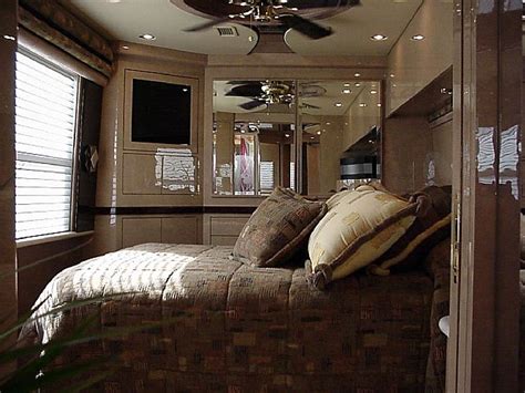 It is the process of customizing and decorating an rv to suit your specific lifestyle as well as your personal tastes. Prevost RV Bedroom Interior Remodels at Premier Motorcoach Innovations Santa Ana CA (2) - RV ...