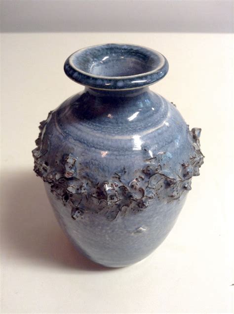 Glit Hf Iceland Lava Ceramic Cabinet Vase Collectors Weekly