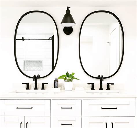 There is a vast variety of bathroom mirrors available in the market today. 330381322666592580 | Round mirror bathroom, Farmhouse ...