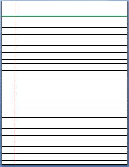 Printable Lined Paper Word Document Get What You Need For Free