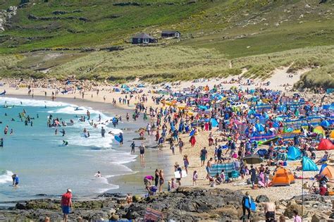 Cornwalls Busy Beaches This Week Cornwall Live