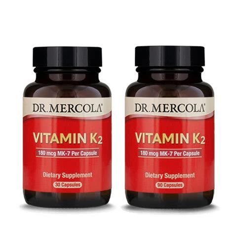 Comparative pharmacokinetics of vitamin k antagonists: Dr Mercola Vitamin K2 Capsules (Fermented Chickpea ...