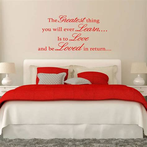 Learn To Love Quote Wall Stickers Uk Wall Stickers Uk Wall Quotes Bedroom Bedroom Inspirations