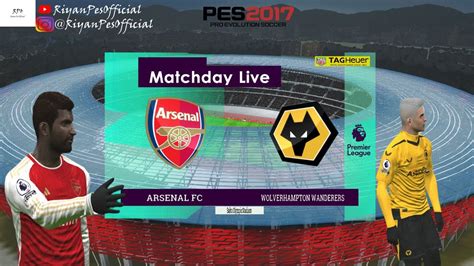 Premier League Become Legend Pes2017 Arsenal Vs Wolverhampton Wanderers Fc Match 8 Youtube
