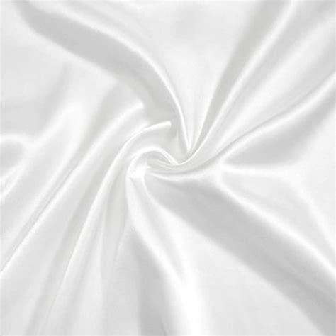 White Luxury Heavy Bridal Satin Fabric By The Yard Perfect Etsy