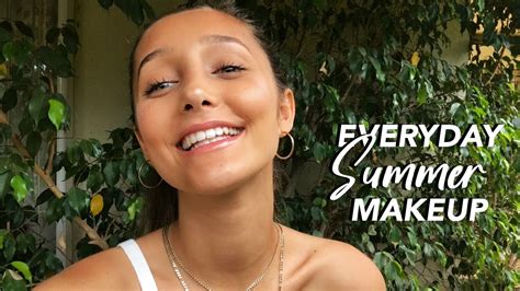 Everyday Glowy Summer Makeup Routine Natural Youtube