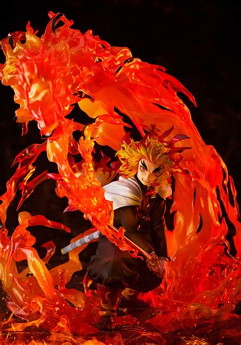18 Scale Rengoku Kyoujurou With Flame Breathing Ninth Form Rengoku
