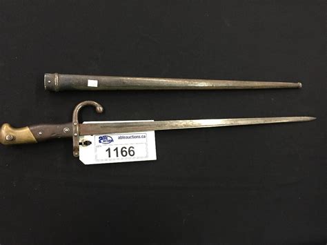 French Model 1874 Bayonet Made For French Gras Rifle Dated 1876