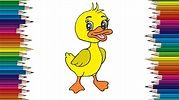 20+ How To Draw Baby Ducks : Free Coloring Pages