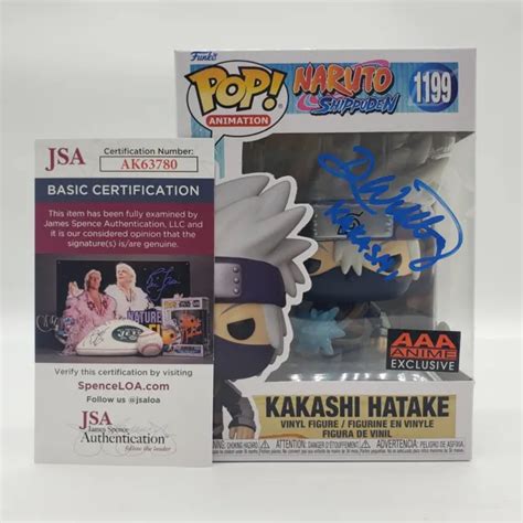 Funko Pop Naruto Aaa Anime Kakashi Hatake 1199 Signed By Dave