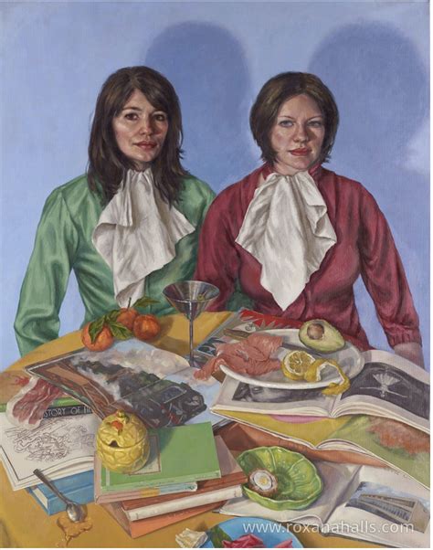 Lesbian Art And Artists Roxana Halls Portrait Of The Artist And Her Wife