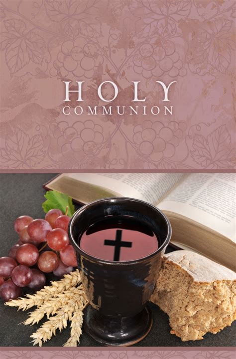 Holy Communion Bulletin Pkg 100 Communion Bandh Publishing