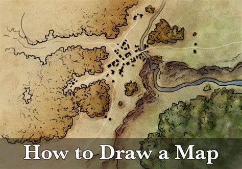 How To Draw A Map This Tutorial Covers My Entire Process By