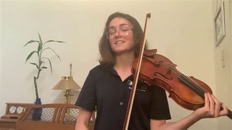 Junior Symphony Violin Audition Rep Youtube