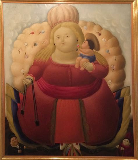 Nuestra Señora De Colombia Fernando Botero 1967 Oil On Can Flickr