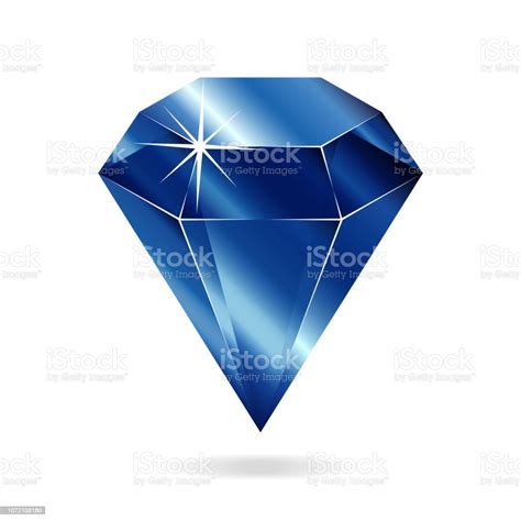 Sapphire Gemstone Stock Illustration Download Image Now Blue