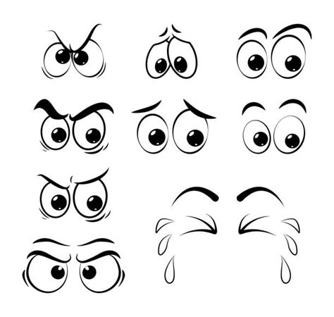 Best Drawing Of Eye With Tears Illustrations Royalty Free Vector