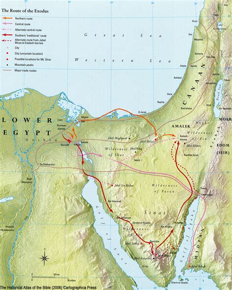 Exodus Route Gods War Plan Best Bible Battles War Strategy
