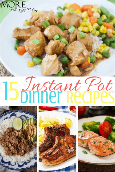 May 16, 2021 · 39 instant pot and crock pot recipes that taste even better in summer. 15 Instant Pot Recipes for Fast Dinners Everyone Will Love
