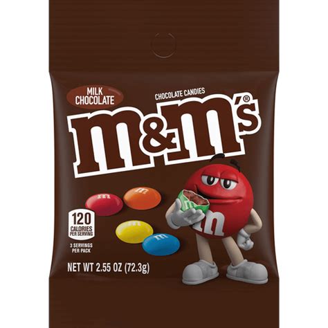 Mandms Milk Chocolate Candy Peg Bag 255 Oz Shop Foodtown