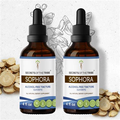 Sophora Tincture Alcohol Free Extract Organic Sophora Flavescens