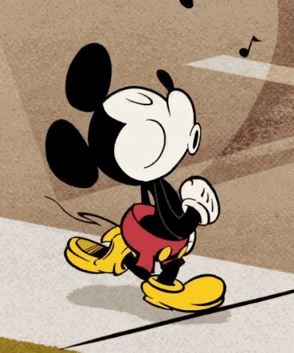Гиф анимация Микки Маус Mickey Mouse персонаж мультсериала Клуб