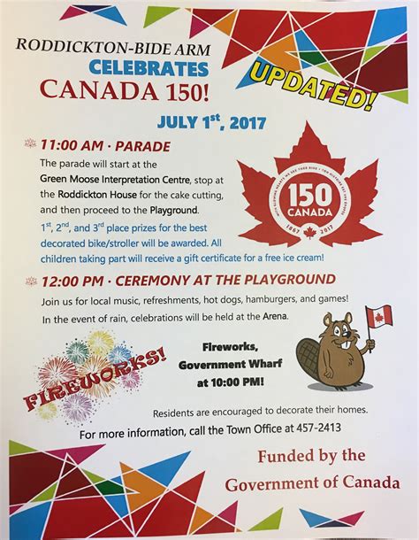 Canada Day 2017 Town Of Roddickton Bide Arm