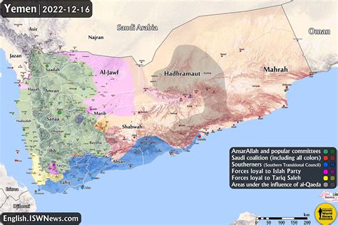 أحدث خريطة عسكرية لليمن معرفة الأطراف المنخرطة في حرب اليمن
