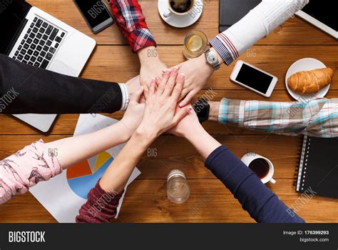 Teamwork Team Connect Image And Photo Free Trial Bigstock