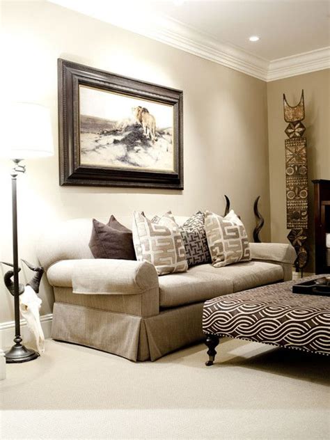 An african living room furniture theme handcrafted in africa and beautifully features distinctive yet complementary african art pattern. This is an African inspired modern day living room. It is ...