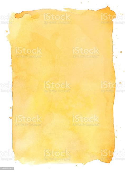 Yellow Watercolour Background Stock Illustration Download Image Now
