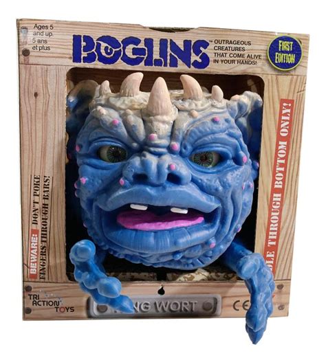 Triaction Toys Boglins 8 Inch Foam Monster Puppet King Wort Classic