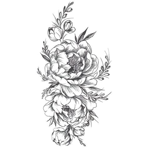 Peony Tattoo Floral Tattoo Sleeve Body Art Tattoos Tattoos