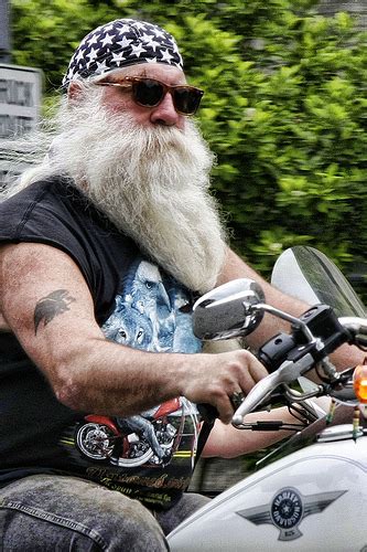 Beards Bikers Beards And Helmets
