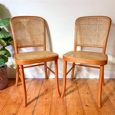 Rattan Bentwood Dining Chairs