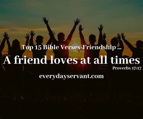 Top 15 Bible Verses Friendship Everyday Servant