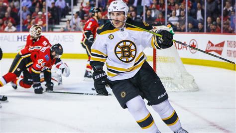Brad Marchand Goal Helps Boston Bruins End Calgary Flames 10 Game Win