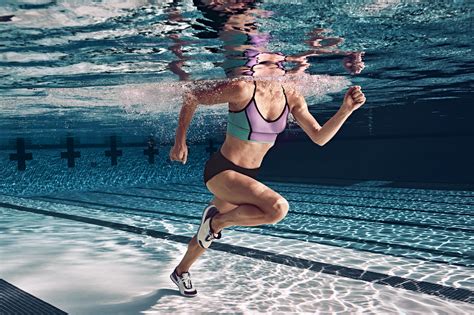 Aqua Running Is The Summer Workout To Try This Year Swimming Workout Aqua Fitness Pool Workout
