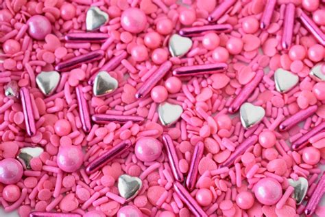 Edible Sprinkles Heartbreaker Sprinkle Mix Valentine S Day Sprinkles Lady Glitter Sparkles