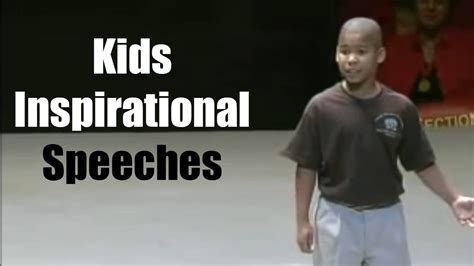 Kids Inspirational Speeches Youtube