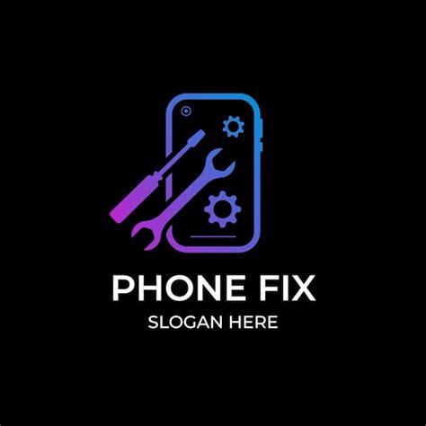 Premium Vector Mobile Phone Repair Logo Design
