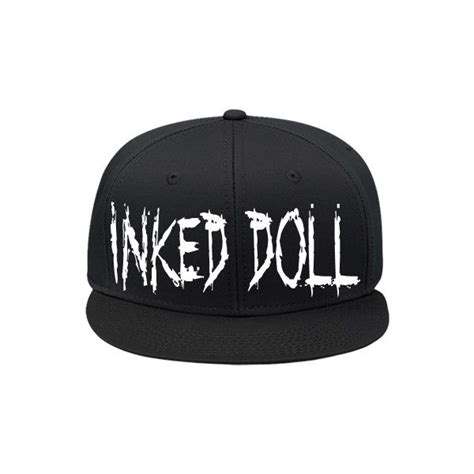 Inked Doll Custom Heat Pressed Snap Back Flat Bill Hat 17 Liked On Polyvore