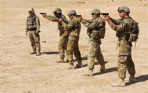 Air Cav Troopers Take Aim With German Firepower During Small Arms Range