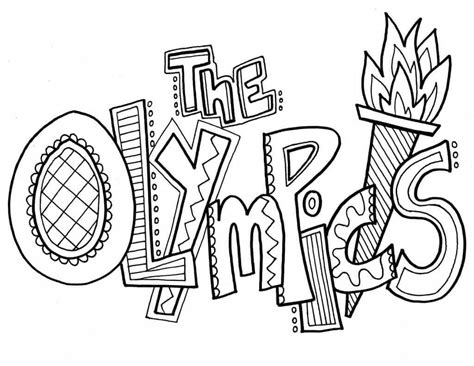 Free Printable Winter Olympics Coloring Pages