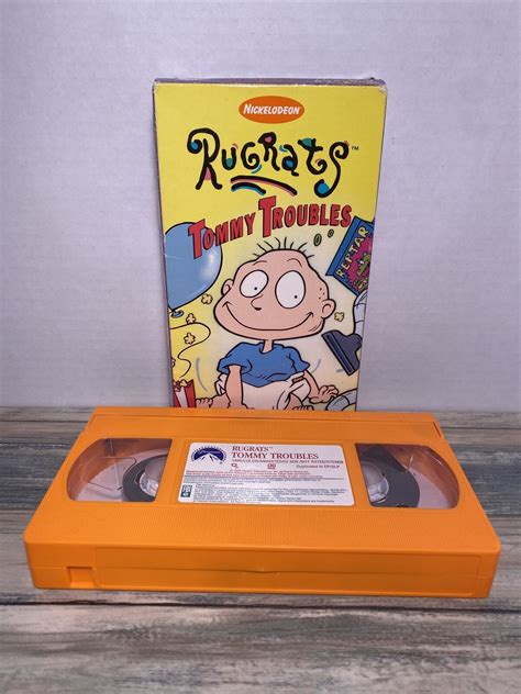 Rugrats Tommy Troubles VHS 1996 Nick Orange Tape 97368368538 EBay