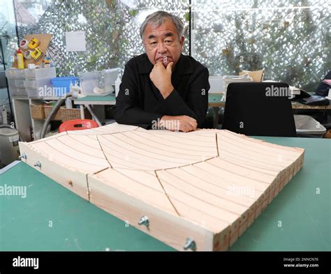 Japanese Architect Kengo Kuma Speaks During An Interview In Tokyo On May Kuma Designed
