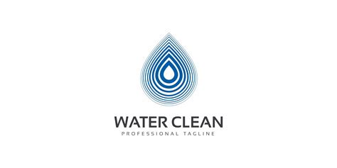 Water Clean Logo By Irussu Codester