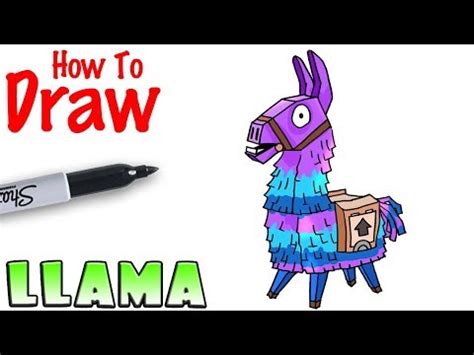 Step by step beginner drawing tutorial of the supply llama in fortnite. How to Draw Llama - Fortnite Cute Drawing